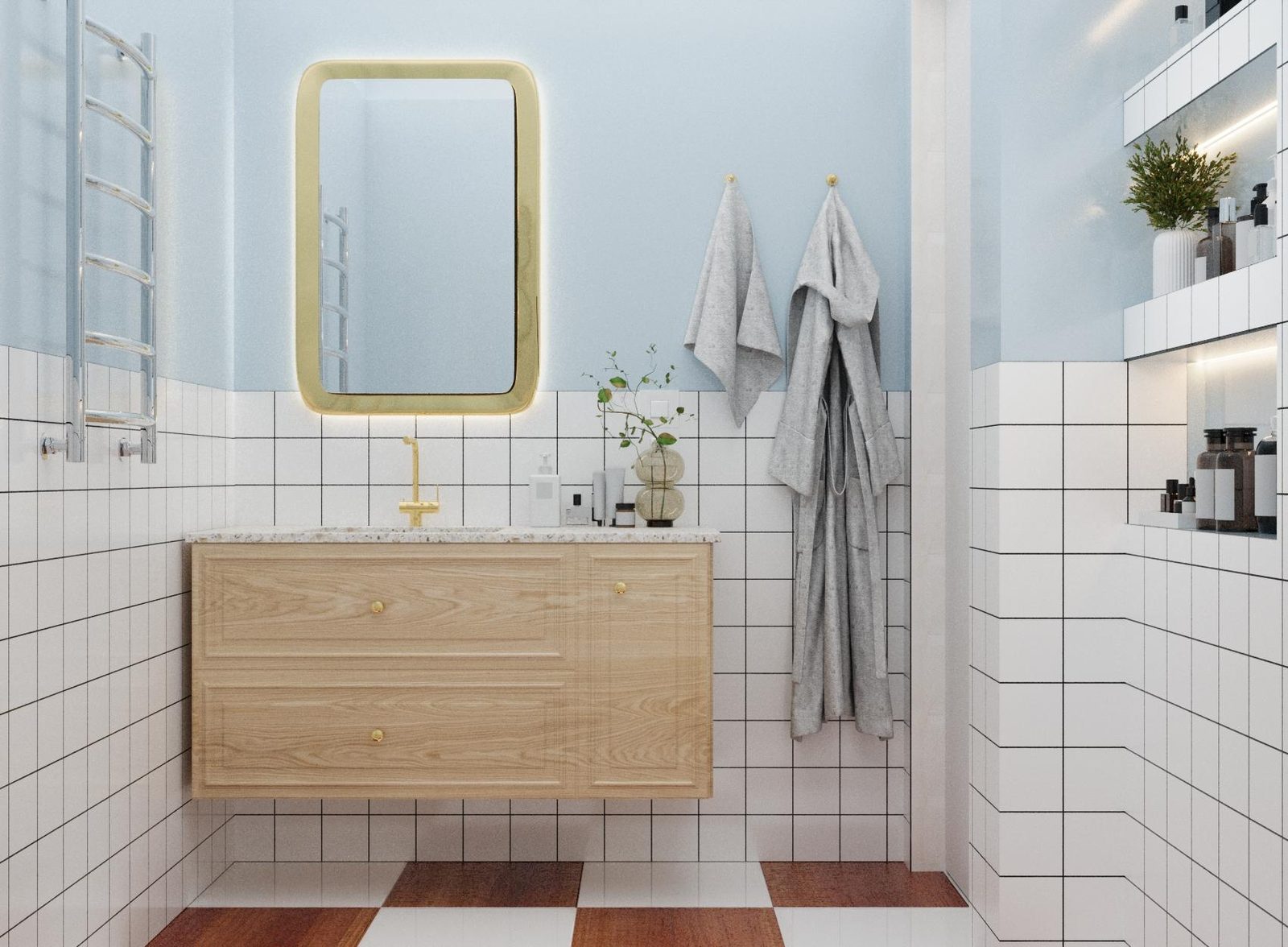 Color Composition — Bathroom, view 1