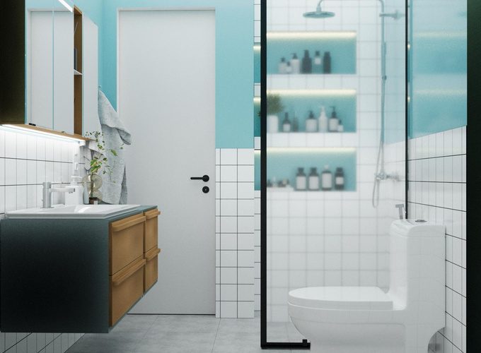 Color Composition — Bathroom, view 6