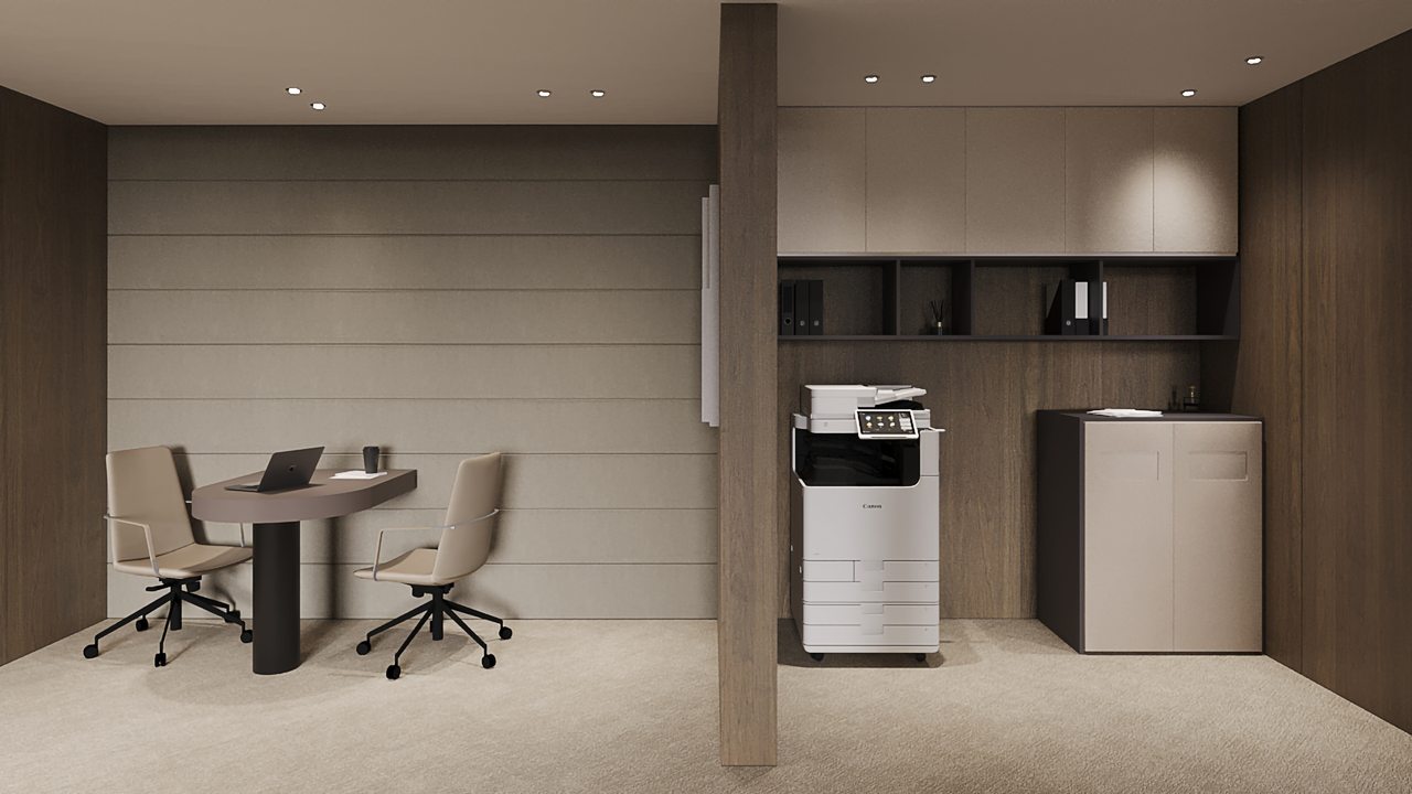 Office Design — Printer room, view 1