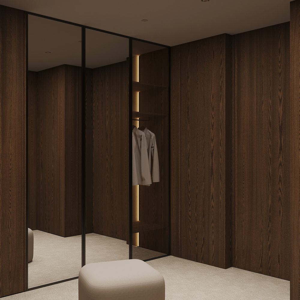 Office Design — CEO office & wardrobe, view 2