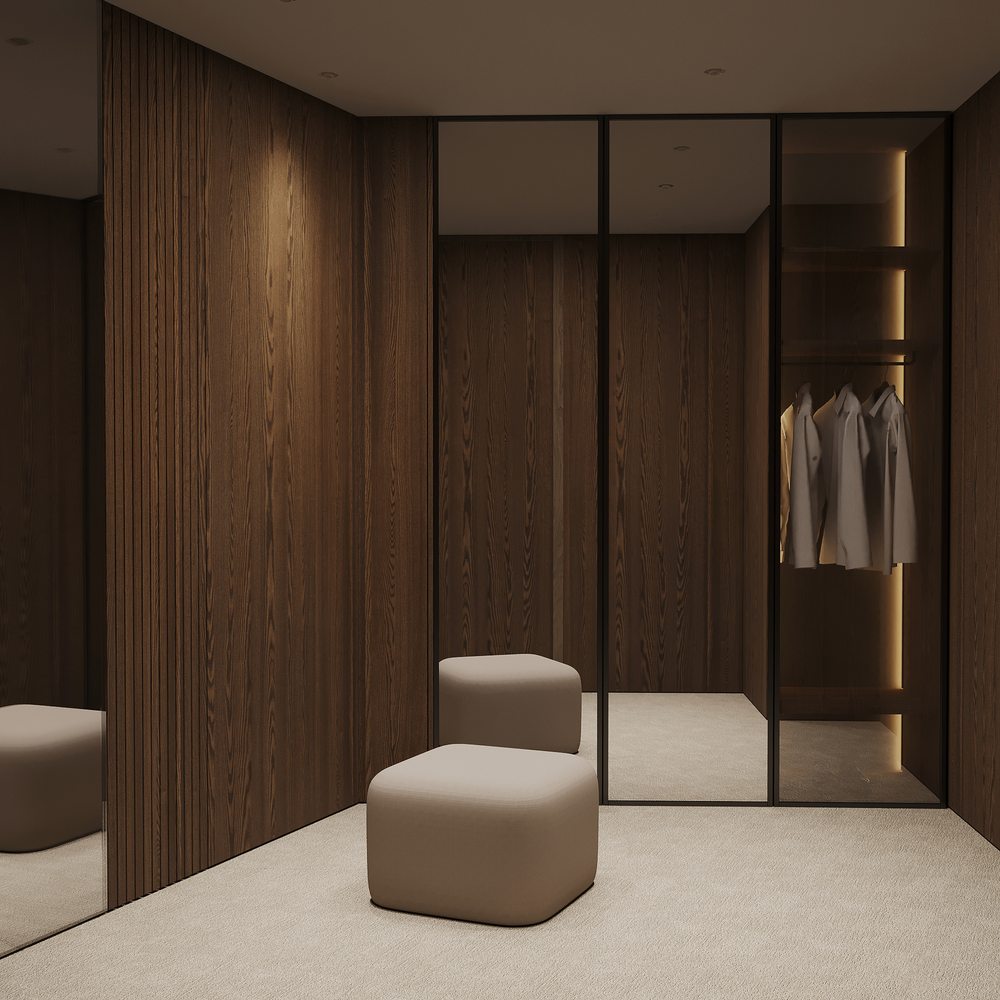 Office Design — CEO office & wardrobe, view 3